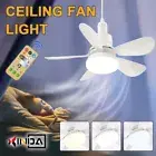 Dimmable LED Light Chamber Large Remote Controller 30W Fan E27 Socket Ceiling