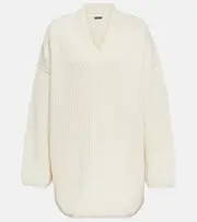 [Joseph] Joseph Ribbed-knit wool sweater AU 8 white