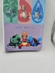 Pokemon Card Binder With 50 Sleeves Zip Around Closure W/ Wrist Strap