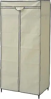[YAMAZEN] RW-16743JH (WH) Hanger Rack, Width 29.1 x Depth 17.7 x Height 63.8 inches (74 x 45 x 162 cm), Cover Included, Movable Shelves, Wardrobe, Assembly Required, White