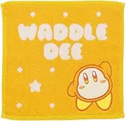 Marushin 4585019200 Mini Towel, Nintendo Kirby, Cosmic Orange, 100% Cotton, Antibacterial, Odor Resistant, Present, Gift