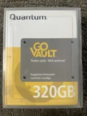 Quantum 320GB Go Vault QRM320 Removable Storage Disk Data Cartridge New