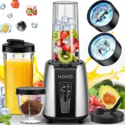 Smoothie Blender, Max 1000W Personal Blender for Shakes and Smoothies, 12Pcs Cof
