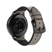 PU Leather Strap For Samsung Watch 22MM Couples Bracelet - Grey