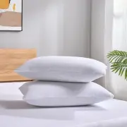 ® Cotton Terry Pillow Protectors - 2-Pack, Eco-Friendly, Waterproof & Hypoall...