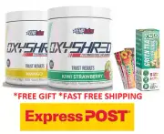OXYSHRED EHPLABS/THERMOGENIC FAT BURNING WEIGHT LOSS/ TWIN PACK EXPRESS