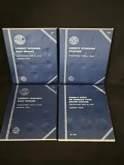 Whitman Liberty Walking, Standing, Head Coin Books (4) NO Coins Included