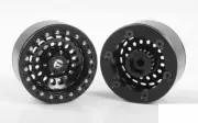 RC4WD Fuel Zephyr Beadlock Wheels 1.9" Z-W0294 RC4WD Black Hex mount 6 bolt