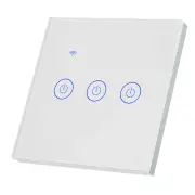 EWELINK WiFi bluetooth Smart Switch 1/2/3 Gang Touch Access Panel Switch Voice Control with Alexa Google Assistant eWeLi