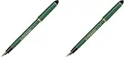 Sailor Fude De Mannen - Stroke Style Calligraphy Fountain Pen - Bamboo Green - Nib Angle 55 Degrees (11-0127-767) Pack of 2