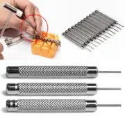 0.8mm 0.9 1.0mm Watch Band Strap Pin Bracelet Link Removal Punch Repair Tool Set
