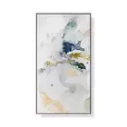 NNEDSZ Wall Art 40cmx80cm Abstract Watercolour Style Black Frame Canvas