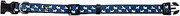 MOG & BONE Neoprene Dog Collar, Blue/White, Large