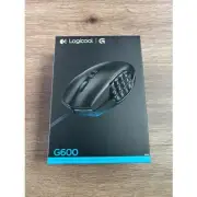 Logitech G600t MMO Gaming Mouse Wired 20 Buttons New Programmable 8200 DPI JAPAN