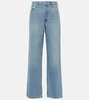 [Re/Done] Re/Done Mid-rise straight jeans 27 blue