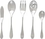 Knork 5 Piece Matte Serving Set 18/10 Stainless Steel
