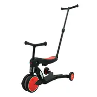在飛比找ETMall東森購物網優惠-【BabyBabe】三合一平衡三輪車/滑步車/滑板車-紅色 