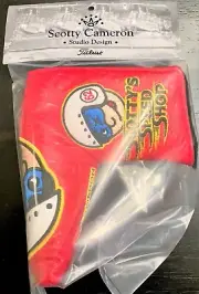 New Scotty Cameron Speed Shop Johnny Racer Red Standard Blade Putter Headcover