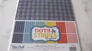 Echo Park - 12 x 12" Dots and Stripes Gold Foil Dot Collection Kit