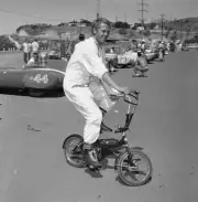Steve McQueen at Del Mar raceway San Diego California Septembe- 1959 Old Photo