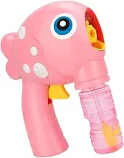 Kisangel Bubble Machine Boys and Girls Toy Plastic Bubble Blower Outdoor Plaything