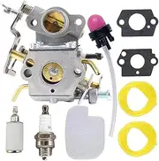 Fit for Poulan P3314 C1M-W26 Carburetor Fit for Poulan P3314 PP4218A P3416 P3516 Gas Chainsaw Replacement Part 545070601 Carb
