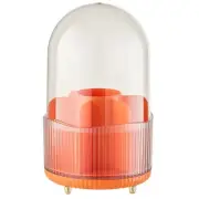 Makeup Brush Holder Organizer with Lid, 360°Rotating Makeup Brush Organizer3097