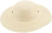 [TEMPNAP] Toddler Straw Sun Hat Outdoor Wide Brim Uv Protection Comfortable Lightweight for Kids Beige