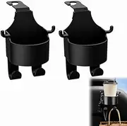 Multifunctional Hook for Car Seat Back,2 in 1 Car Seat Headrest Cup Holder with Hooks,Multifunctional Seat Cup Holder Hook for Car,Back Seat Cup Holder(2Pcs)