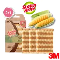 在飛比找蝦皮購物優惠-3m 環保 Scotch-Brite 天然玉米網洗滌器 2+