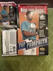 15 PACKS 2001 UPPER DECK SP TOP PROSPECTS MLB HOBBY BOX MICHAEL JORDAN BAT CARD?