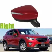 9Pins Right Side Rearview Mirror Power Fold Turn Light For Mazda CX-5 2015-2016