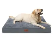 6778 Deluxe XL Pet Dog Bed Orthopedic Memory Foam Mattress With Plush Cover New