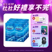 在飛比找PChome24h購物優惠-【Durex杜蕾斯】活力裝衛生套12入x6盒(共72入)