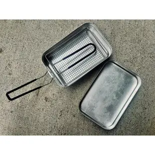 Trangia Mess Tin 有鬆 煮飯神器 炸物神器 摺疊手柄炸物籃 炸物籃 瀝油籃 油炸【ZD】露營 餐具