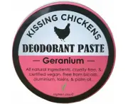 Kissing Chickens Bicarb-free Deodorant Paste - Certified Vegan, Organic Ingredients, Plastic Free, developed in the heat & humidity of North Qld – one appl