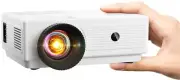 HD 1080P Portable Bluetooth Mini Home Movie Theater Projector