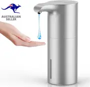 Automatic Soap Dispenser Silver USBC Rechargeable Touchless Hands Free