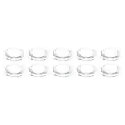 10Pcs Diameter 32mm High 10mm PMMA Flat Convex Lens Flashlight Optical Lens