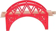 PERSELOSO 1Pc Train Track Model with Arch Bridge Cognitive Plaything for Imaginative Scene Building and Parent Interaction Lightweight and Portable Educational