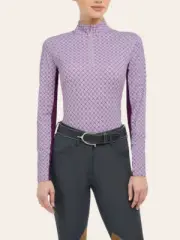 R.J. Classics Libby Long Sleeve Ladies Shirt - Lavender Frost Links