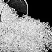 Maitys 200g 4000 Pcs Keratin Granule Beads Hair Extension Keratin Glue Granule Pellet Granule Bead Hot Fusion Extensions Glue Tips for Hair Extension Nail Design(Clear)