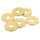 6Pcs Brass Flat Washer, M10 10 x 30 x 2mm Fenders Washers Assortment