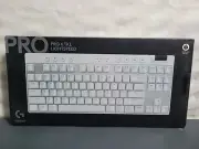 Logitech Pro X TKL Lightspeed Mechanical Keyboard Brown Tactile Switch White