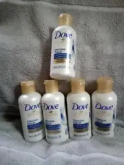 BRAND NEW LOT OF 5 MINI DOVE INTENSIVE REPAIR SHAMPOO FOR DAMAGED HAIR 3 OZ.