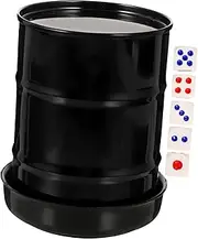 TOBBOMEY 1 Set Can Shape Dice Cups Lightweight and Compact Dice Holders for Parties Includes Dices and Easy to Clean for Games