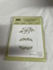 Stampin Up Sizzix Big Shot Embossing Folder "Floral Affection" NEW