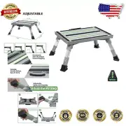 Lightweight Adjustable Step Stool for RVs - Portable Safety Solution (Anti-Slip)