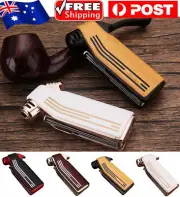 Cigar Lighter with Punch Butane Refillable Windproof Torch Lighters