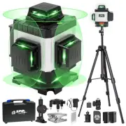 Laser Level, ZPD Laser Level with Tripod, 4 x 360 Self Leveling Laser Measuri...